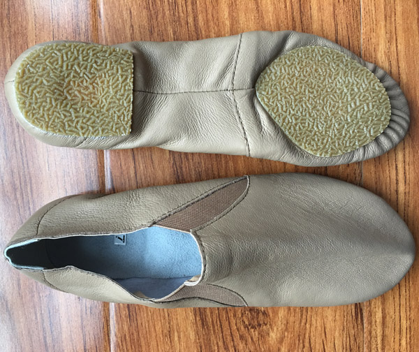 12009 Rubber sole pig leather jazz shoes