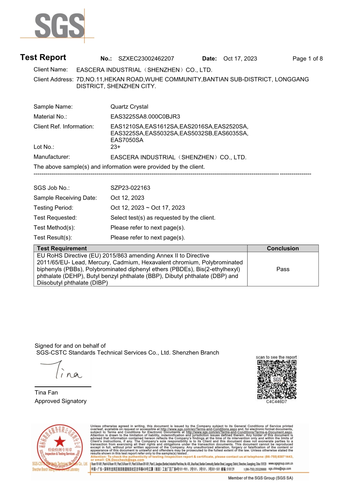 EAS3225SA-SGSReport-英文版