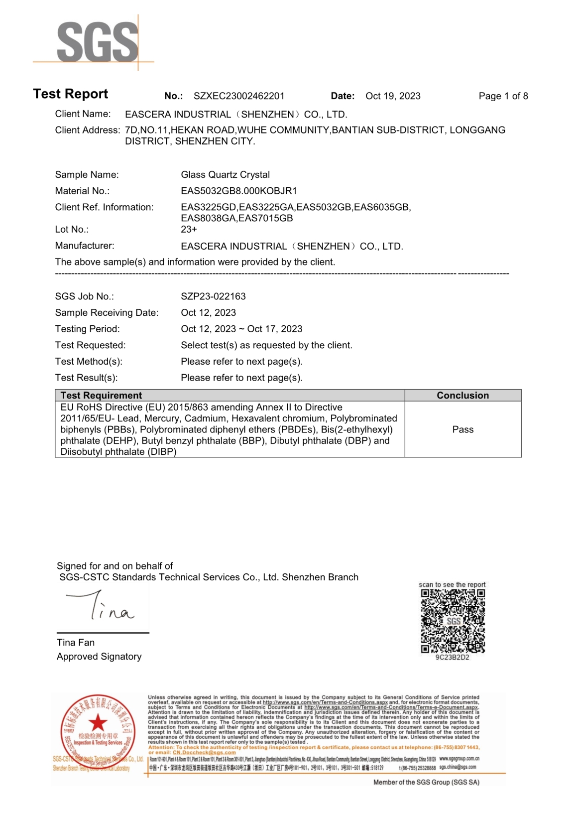 EAS5032GB-SGS Report-英文版