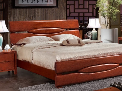 高级实木床bed_M6311#