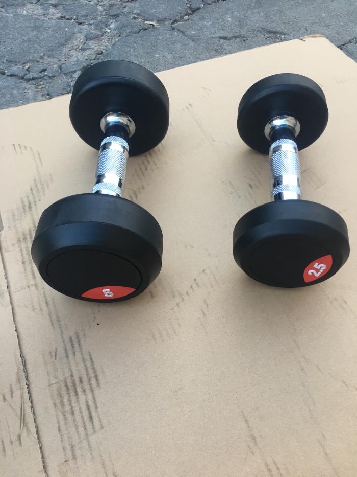 Rubber Coated Dumbbell DY-DB-195