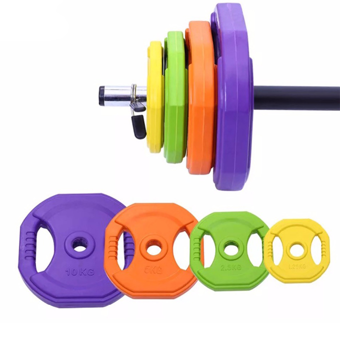 Rubber Coatd Barbell Plate DY-H-2013