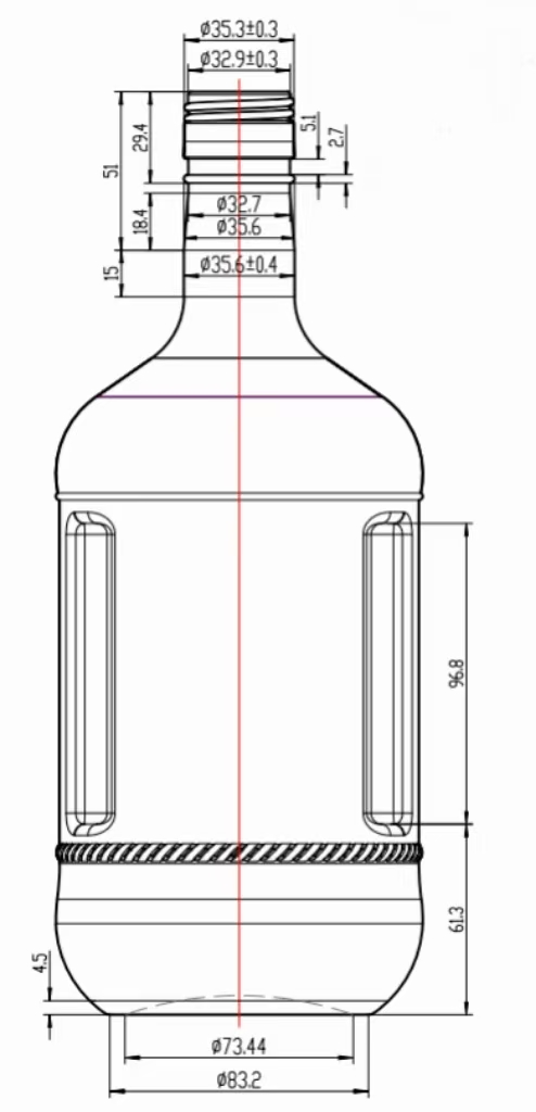 1750ml Spiced Rum