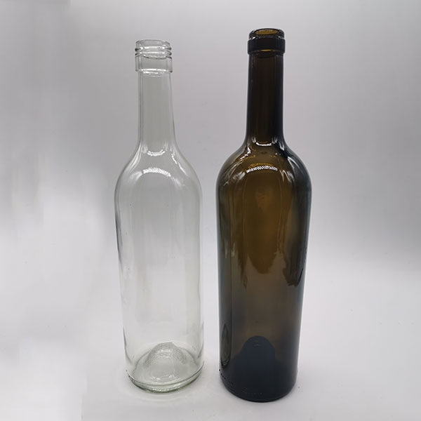 750ml Claret wine bottle cork finish