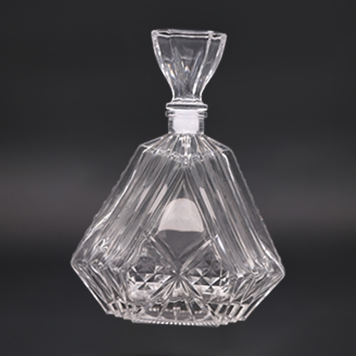 500ml crystal cognac XO glass decanter wine bottle
