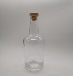 750ml quality  flint whiskey rum vodka glass bottle