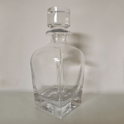 24 OZ stock cosmetic lead-free high quality spirits glass decanter