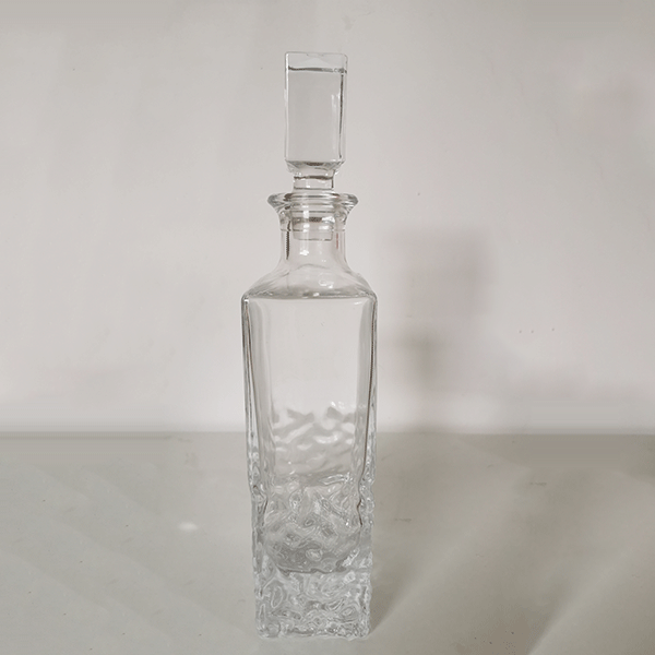 24OZ high quality custom cosmetic lead-free glass bottle with stopper