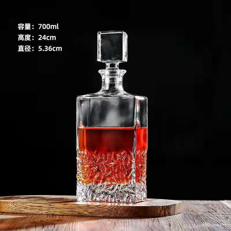 24OZ high quality custom cosmetic lead-free glass bottle with stopper