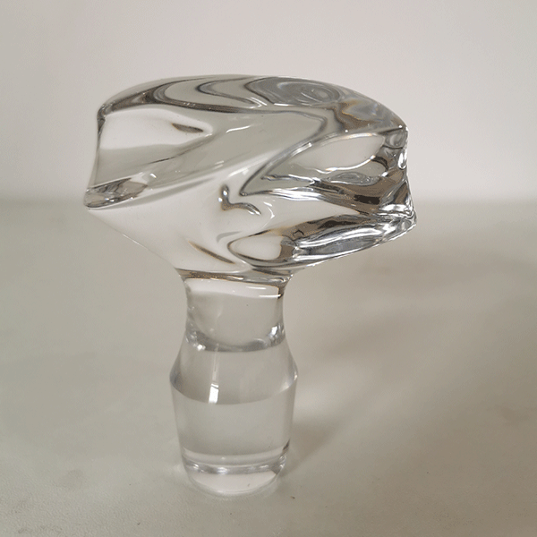 Customized leaf-shape lead-free glass decanter set wholesale & bulk
