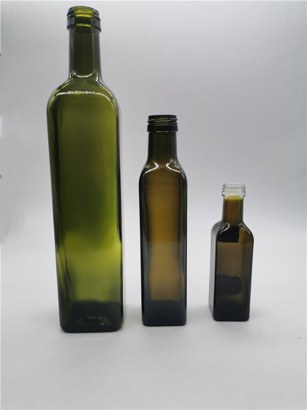 250ml Square olive oil bottle