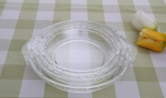 Glass Pie Dish wIth handles