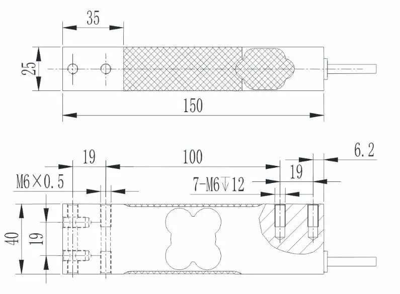 3,5,10,15,20,30,50,100, 200kg Single Point Shear Beam Load Cells from alloy steel (B715)