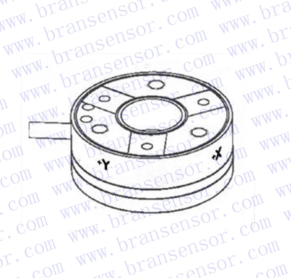 6 axis compression and torque force sensor with different capacity and size (B030XF)