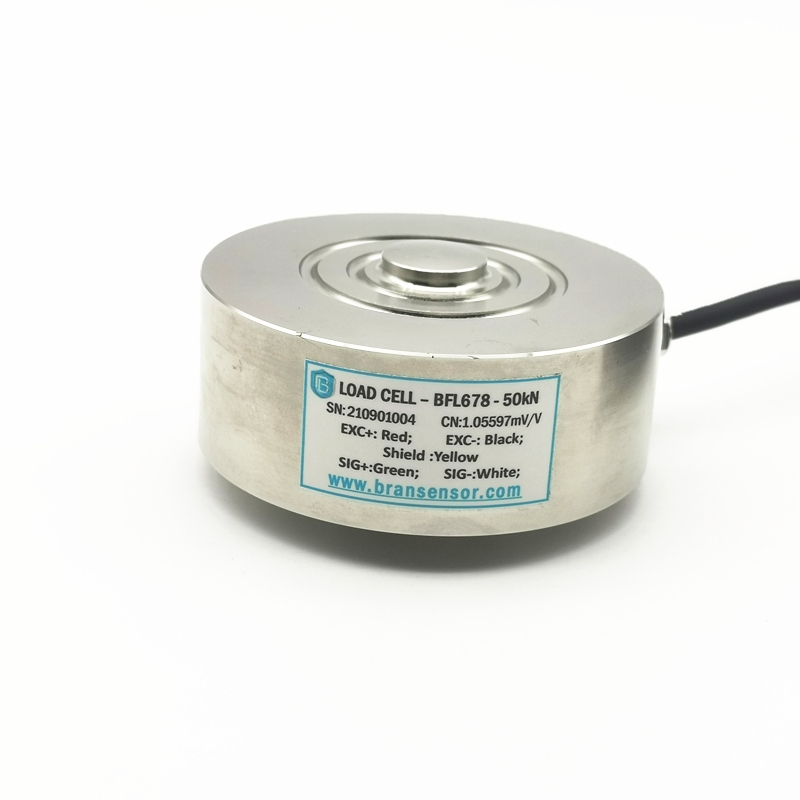 Low Profile Load Button Compression Load Cell for Brake Tester 50kn (BFL678)