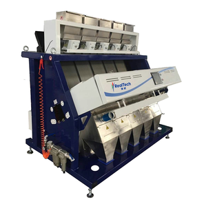 Intelligent color sorting machine for rice