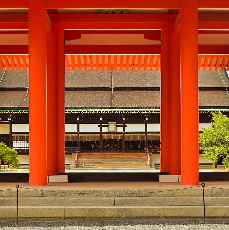 The Kyoto Imperial Palace was once the ruling palace of the Emperor of Japan, though the Emperors have lived in the Tokyo Imperial Palace since the late 1800s. Located in Kyoto Imperial Park, the palace was reconstructed after a fire in 1855 and the exterior can be explored by visitors with or without a guided tour, though the interiors of the buildings are still accessible. Many visitors enjoy walking through the area, and some even bring their bikes to cycle on the gravel paths through the park. In addition to the palace, visitors can also explore the Kaninnomiya Mansion, which formerly housed the court nobles. 