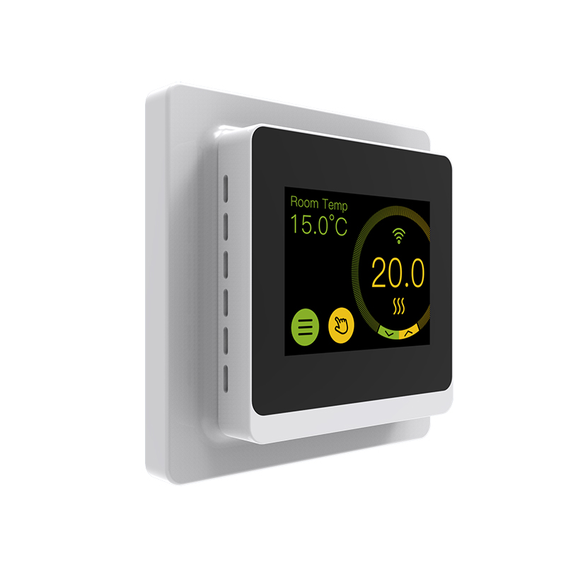 Frame Compatible Color Touch Screen Program WiFi Thermostat - ES49