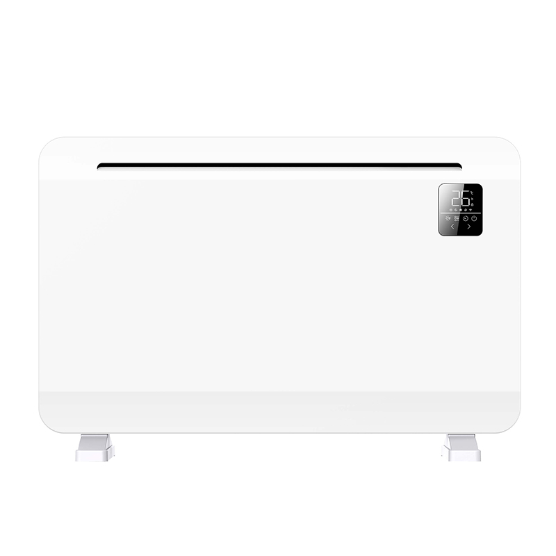 Remote Control Free Standing LCD Display Metal Panel Convector Heater