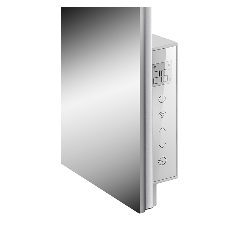 New Style Far Infrared Carbon Crystal Mirror Panel Heater With Weekly Program