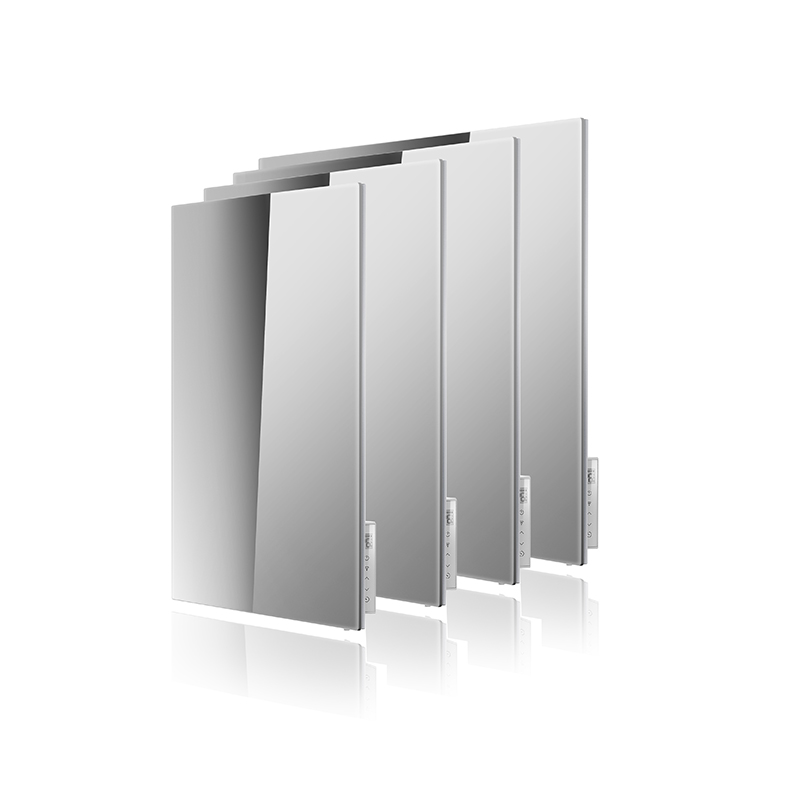 New Style Far Infrared Carbon Crystal Mirror Panel Heater With Weekly Program