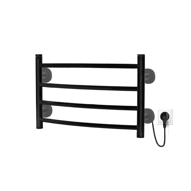 Electric Heated Towel Rack Bathroom Tower Warmer 4 bar/6 Bar/8 bar-Curved