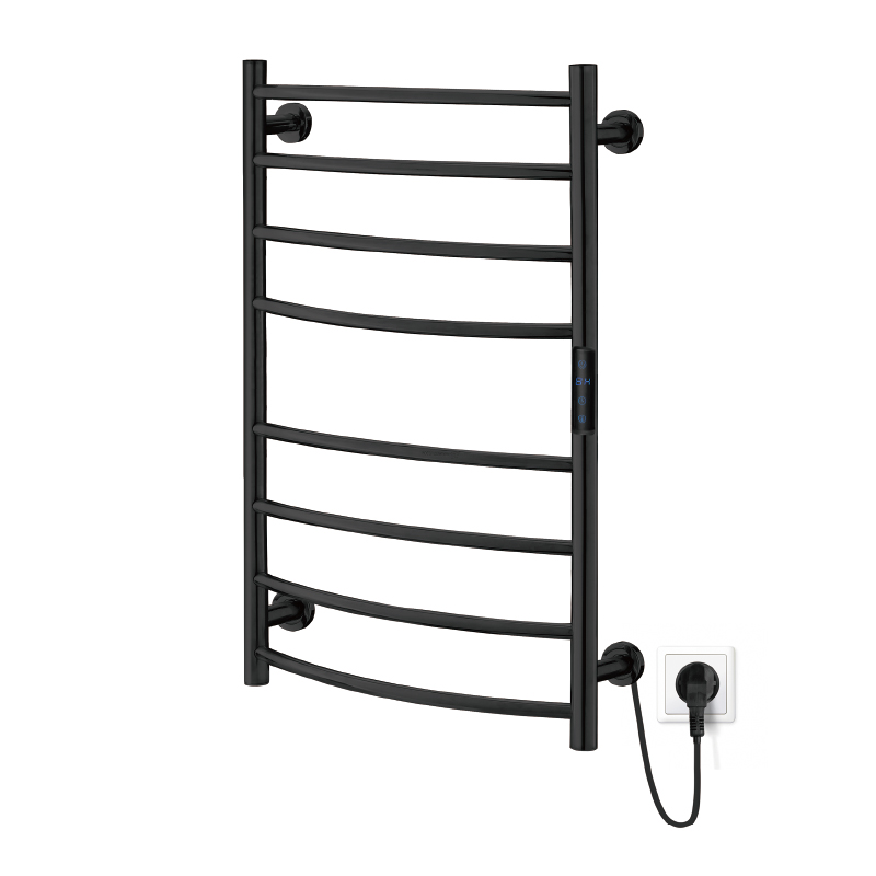 Electric Heated Towel Rack Bathroom Tower Warmer 4 bar/6 Bar/8 bar-Curved