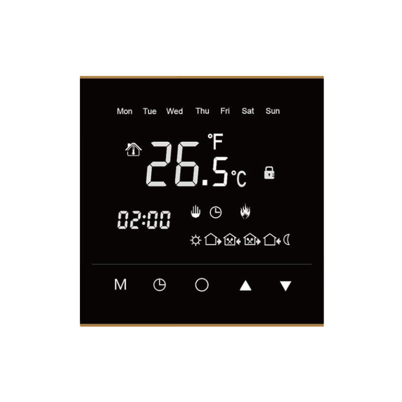 Flat mirror programble thermostat-ER35