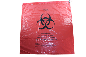 Medical Biohazard Bag (flat bag type or plastic drawcord bag type)