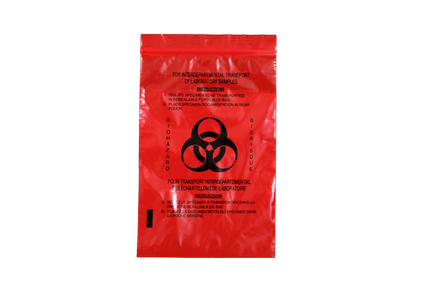 Biohazard & Specimen Zip-lock Bag