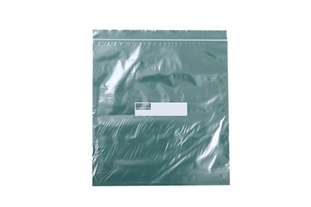 Clear Reclosable Zip-lock Bag With White Block For Writing