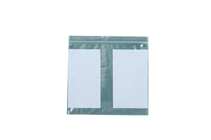 Clear Reclosable Zip-lock Bag With White Block For Writing