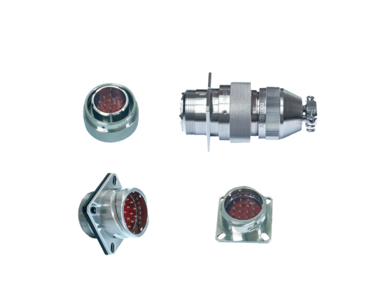 Mil standard high reliable high speed network circular connector with USB type