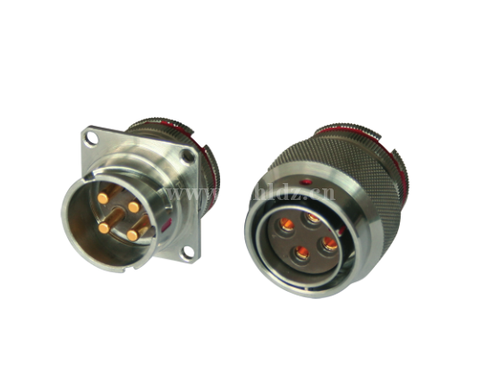 D38999 circular mil connector for 4 pin shielding plug