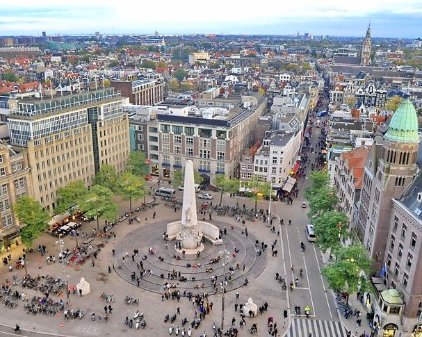 Dam Square is one of the most tourist-packed areas of Amsterdam, and for good reason. Its most prominent feature is the 17th-century Royal Palace (Koninklijk Palace), former home of the Dutch royal family and present-day venue for royal functions. Dam Square is also home to top tourist attractions such as the New Church (Nieuwe Kerk); Madame Tussauds wax museum; and the National Memorial Statue, which is dedicated to Dutch soldiers who lost their lives in World War II.