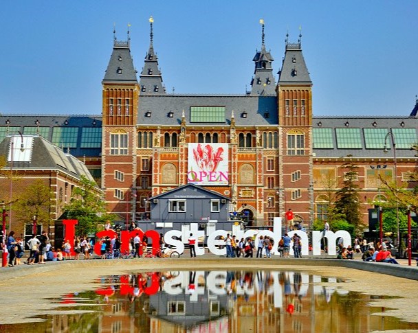 One of Amsterdam's most popular attractions — and certainly its most important art repository — the Rijksmuseum (National Museum) was founded in 1798 to house the country's huge collection of rare art and antiquities. The museum's impressive collection includes a million cultural artifacts dating from the 13th century to the modern day, among them more than 8,000 important paintings spread across 250 rooms of this sprawling building.