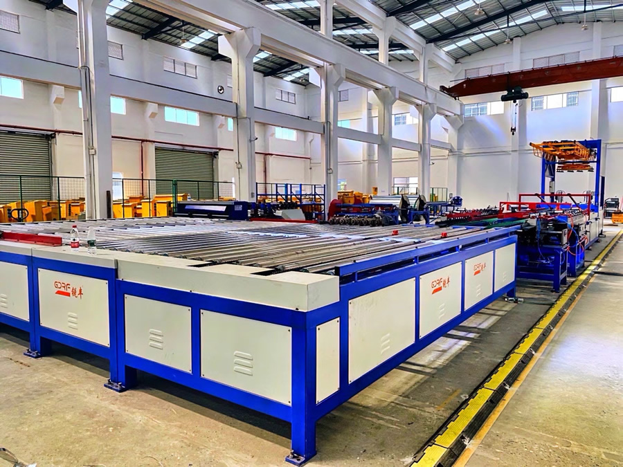 air duct production line
