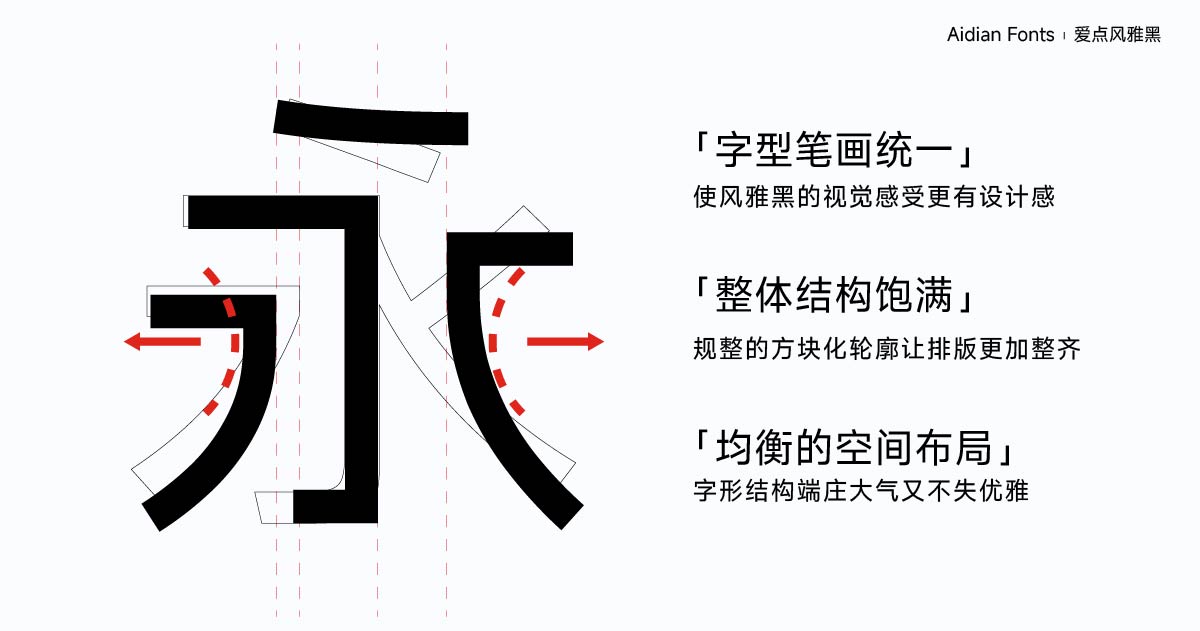 爱点风雅黑，黑体，免费字体，免费商用，免费下载