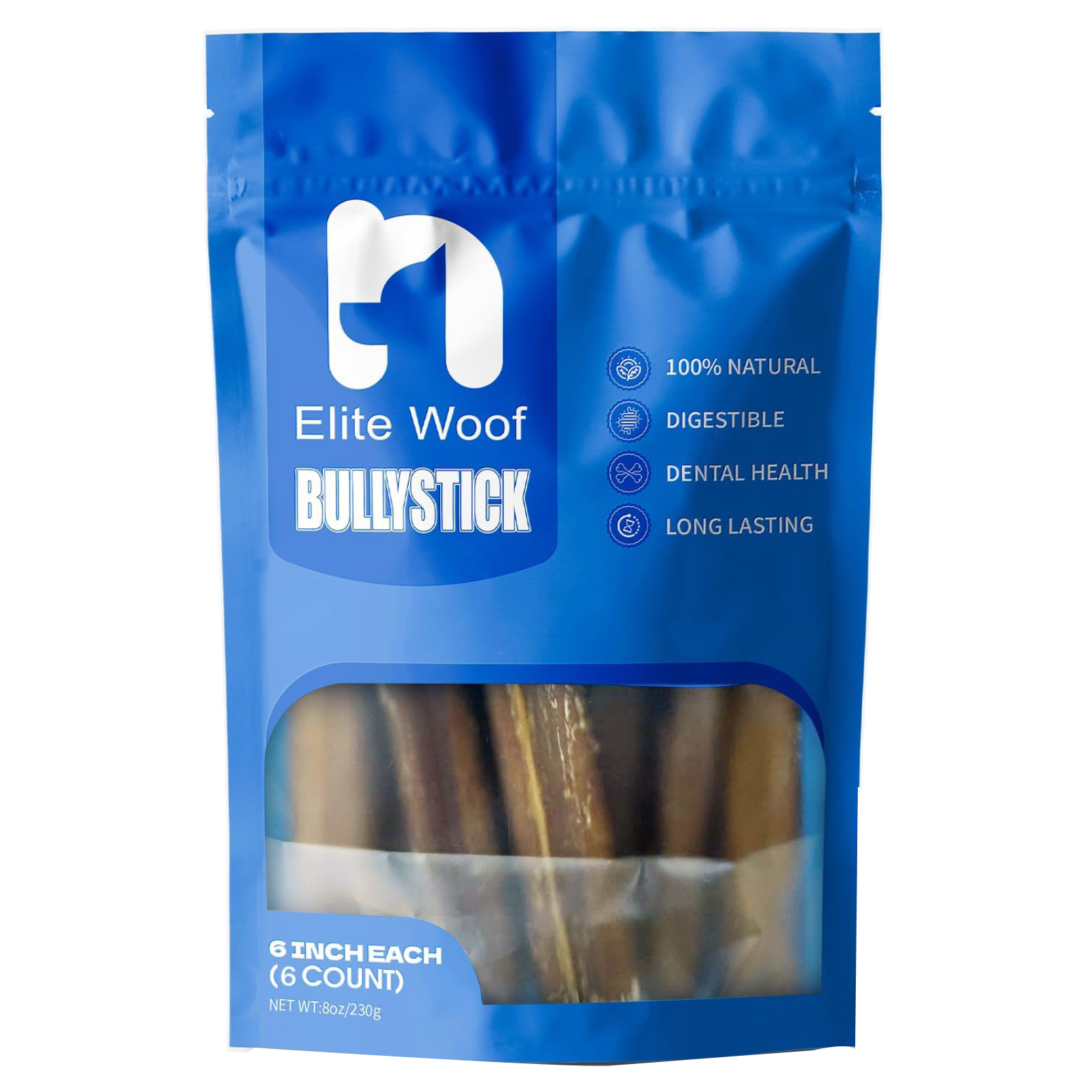 6 Inch Bully Sticks - Thin