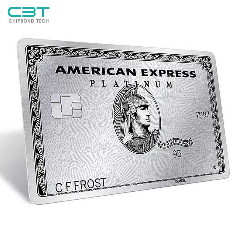 Custom Metal Credit Cards with High-level Security Chip