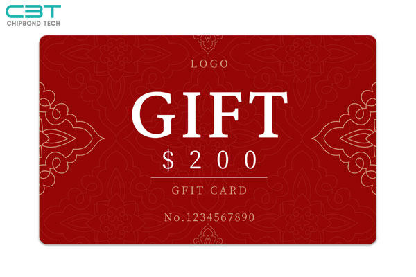 Magnetic Stripe Gift Cards, Moisture & Abrasion-resistant