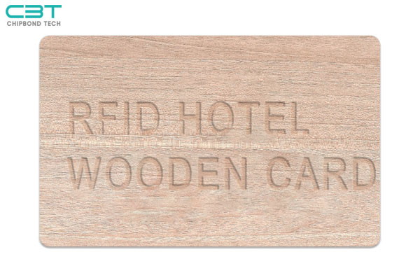 Wooden Hotel Key Cards, HF RFID Smart Cards