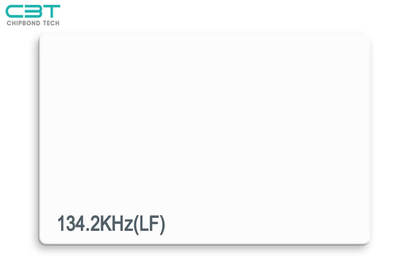 LF 134.2KHz Blank RFID Cards, PVC or Plastic Cards