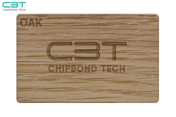 RFID Oak Wooden Card, Beautiful and Sturdy