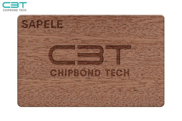 RFID Sapele Wooden Card, Durability & Corrosion Resistance