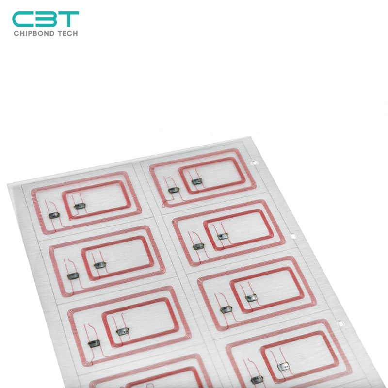 HF+HF RFID Prelam Inlay Sheet for Smart Card