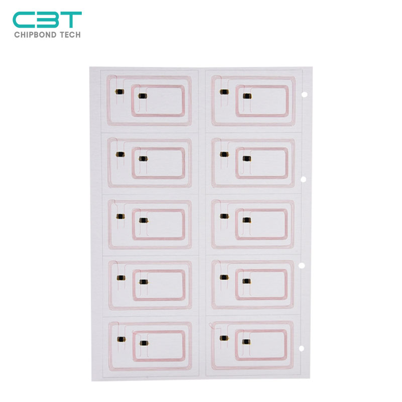 HF+HF RFID Prelam Inlay Sheet for Smart Card