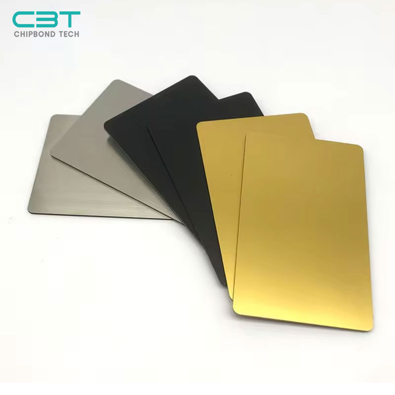 Gold Metal Business Cards, Metal Business Card Blanks