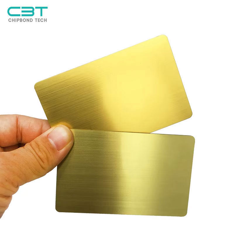 Gold Metal Business Cards, Metal Business Card Blanks