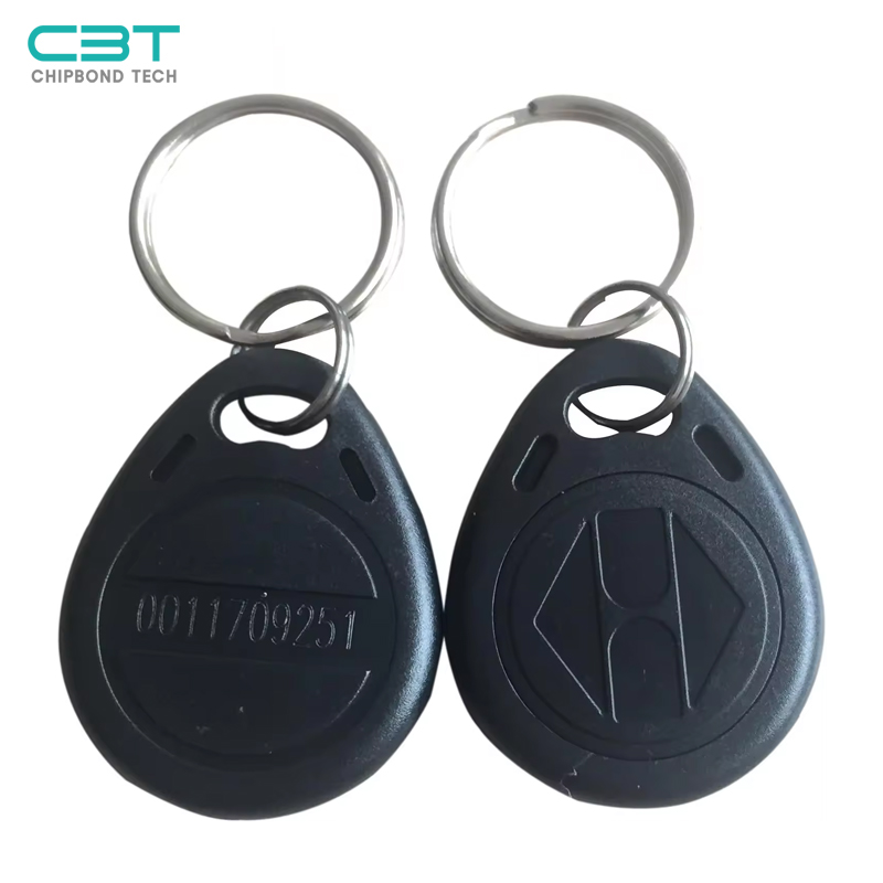 KF NO.2 Black ABS Smart RFID Keyfob, Rewritable